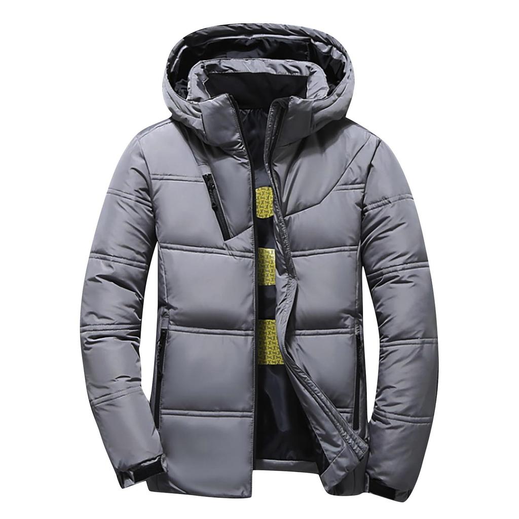 Men's And Winter New Fashion Contrast Color Loose Casual Jacket