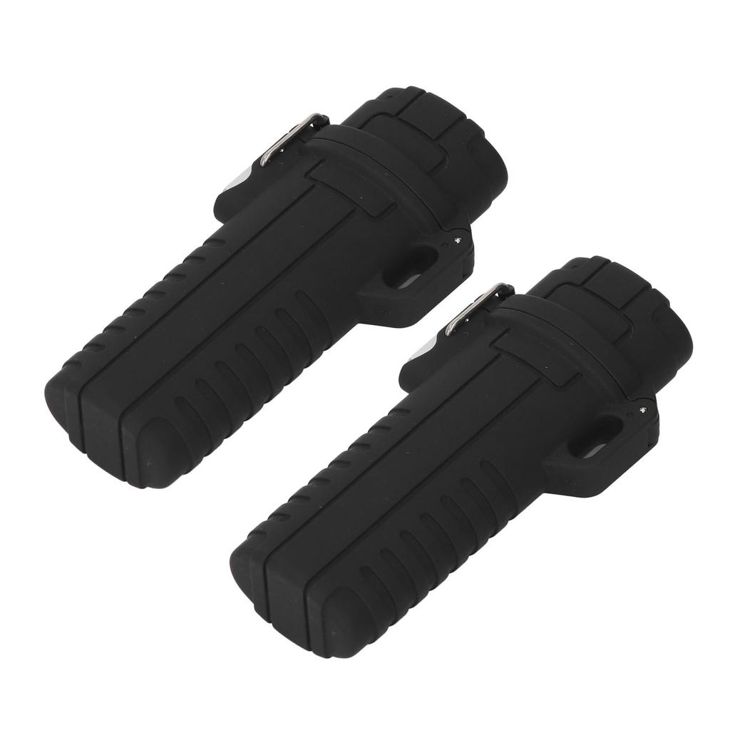 2 Pcs Water Proof Storage Tube Airtight Cover Rubber Sealing Ring Plastic Tube Storage Box for Outdoor Camping Travel