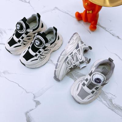 Frühjahr 2026 College-Stil Kinder Netz-Sportschuhe: Unisex Lauf- & Dad-Schuhe