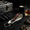 For Honda Soft PU Leather Motorcycle Keychain Lightweight Key Holder For Scooter Racing