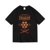 Japanese Anime 2D Dragon Ball Goku Printed Pure Cotton Round-neck Short-sleeved and Half-sleeved T-shirts for Men and Women