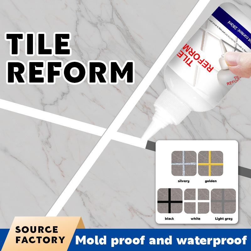 150ml/280ml Tile Gap Sealant Sealant Special Floor Tile Kitchen Toilet Waterproof Mildew Resistant Caulking Agent Floor Filling
