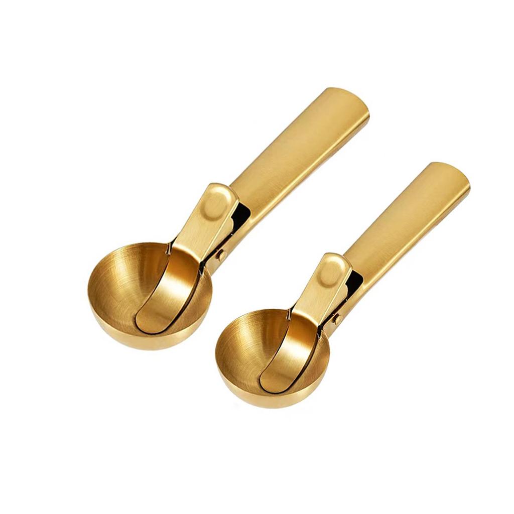 Stainless Steel Dual-Purpose Ice Cream and Fruit Baller Spoon