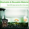 10 Pcs 3" X 4" Aquarium Filter Media Bags Small, Mini Fish Tank Media Mesh Filter Bags for Activated Carbon, Ceramic Media Rings, Mesh Reble Bags