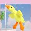 Charming Ins Style Miniature Plush Goose Keychain Soft Toy Hanging Decoration