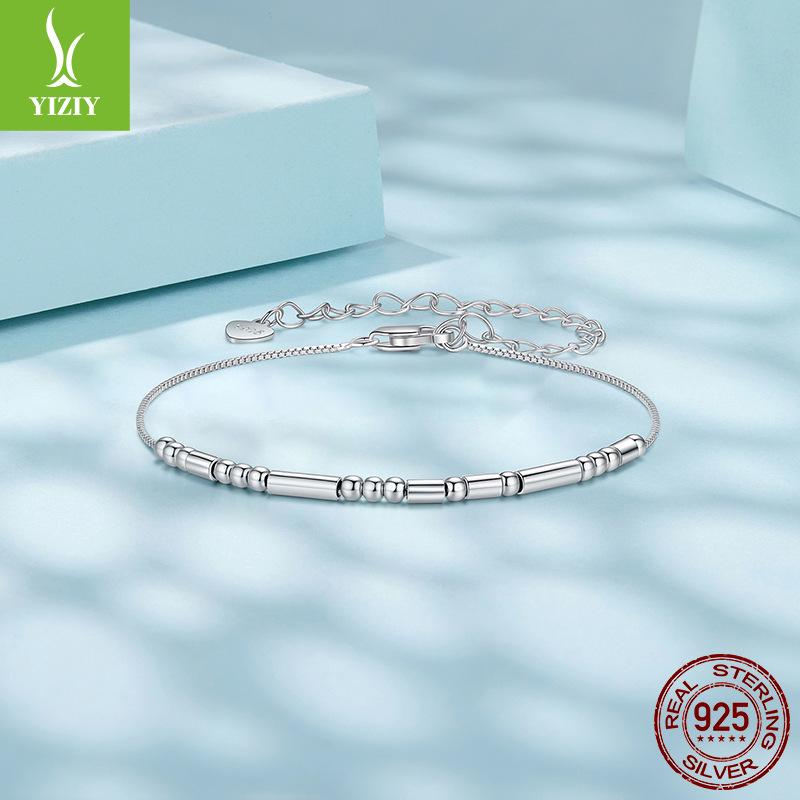 Morse Code I Love You Bracelet Valentine'S Day Gift S925 Sterling Silver Personalized Bracelet For Girlfriend