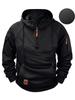2024 Men's Multi-Pocket Zipper & Pullover Hoodie - Spring/Autumn Sports Casual