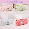 Girl Heart Cartoon Cherry Fabric Pencil Case With Storage For Students And Makeup