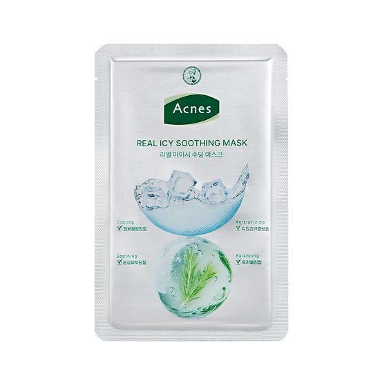Acnes Real Icey Soothing Mask 10 sheets