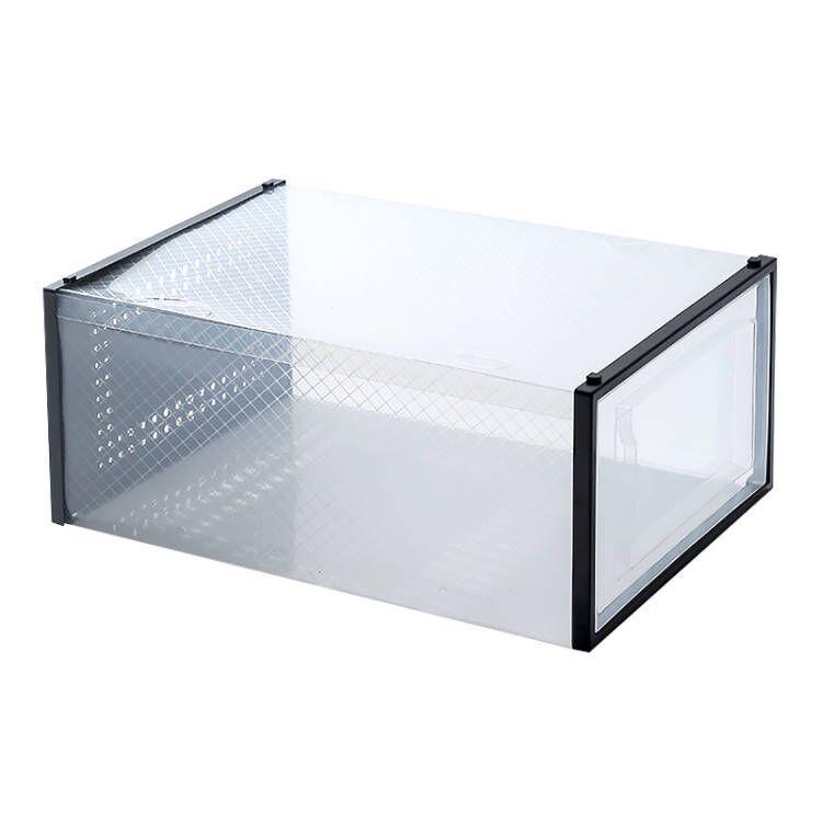 

Прозрачный пыле- и влагозащищенный ящик для хранения обуви - Простая домашняя обувная полка и шкаф 33x23x14 cm