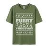 Furry Christmas Ugly Christmas Dog Tshirts Dogs Tops Shirt Special Youthful Cotton Unisex T Shirt Cool