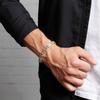 Men' Silver Bracelet 925 Silver Royal Byzantine 5mm/20cm
