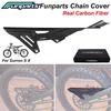 Funparts Chain Cover Motorcycles Accessories Carbon Fiber Chain Guard For Surron Sur Ron Lightbee Light Bee S X Electric Bike