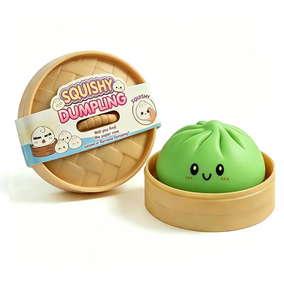 Dumplings Squishy Stress Balls Fidget Sensory Toy  Dumplings Squishy Soft Squeeze Decompression Dough For Adults
