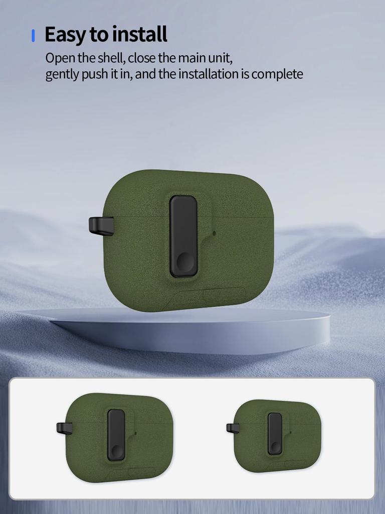 For AirPods Pro 3 Earphone Case For AirPods Pro 3 Case Full Body Shockproof Protective Phone Stand Style Case For AirPods Pro 3