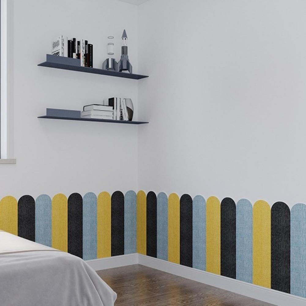 Moisture Resistant Wallpaper Self-adhesive Wall Decoration New Cushion  Kids Bedroom