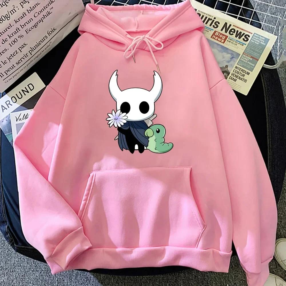 Hollow Knight popular character printed sweatshirt, autumn and winter casual sportswear, cute anime costume pullover