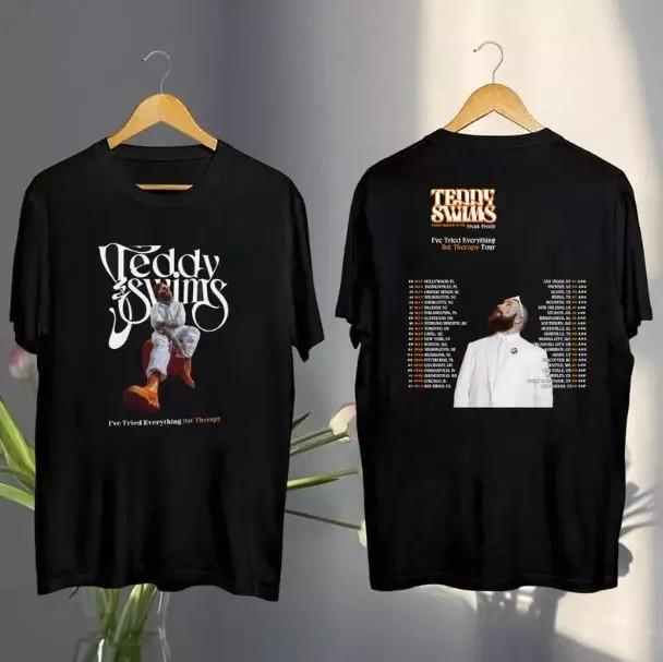 Teddy Swims Tour 2025 Double Sided T Shirt Full Size S-5XL TT921 Unisex T-Shirt M
