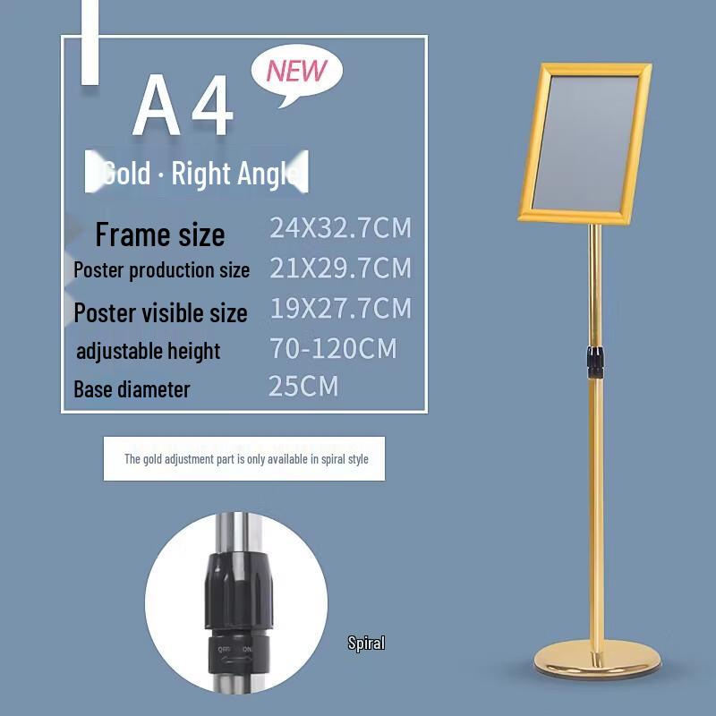Retractable A4 Advertising Display Stand
