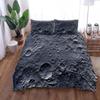 Moon Surface Duvet Cover Set King Queen Double Full Twin Single Size Bed Linen Set