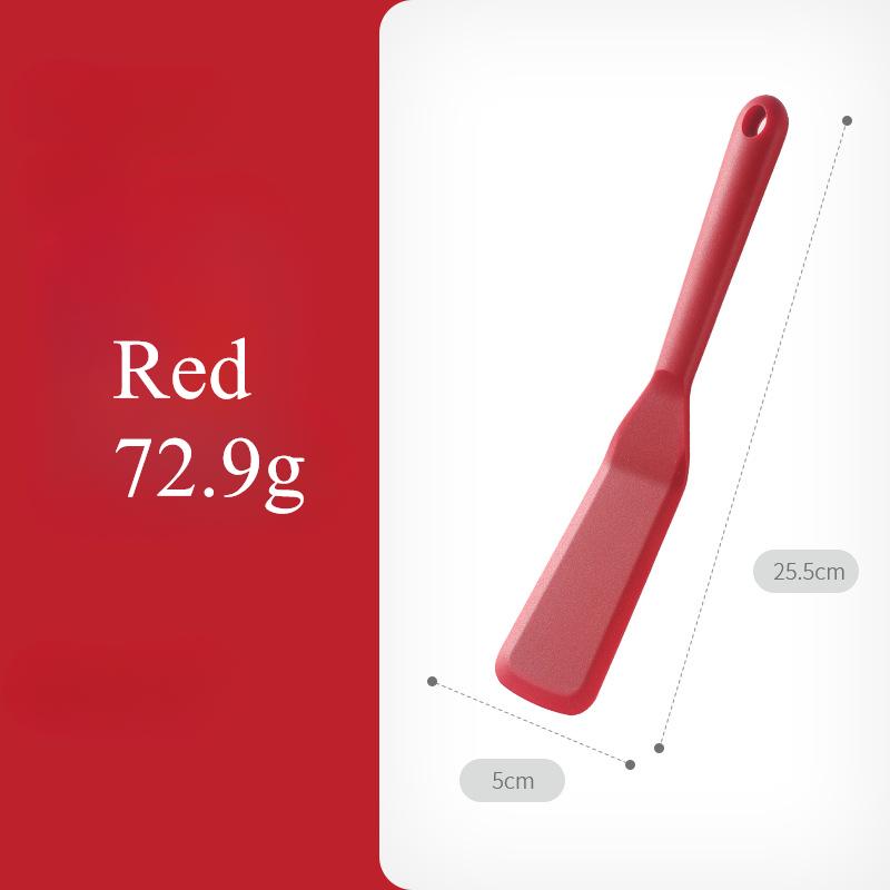 

Силиконовая лопатка для жарки с антипригарным покрытием, кухонная лопатка для переноски блинов, жареных яиц, лопатка для стейка, кухонные инструменты для выпечки красный