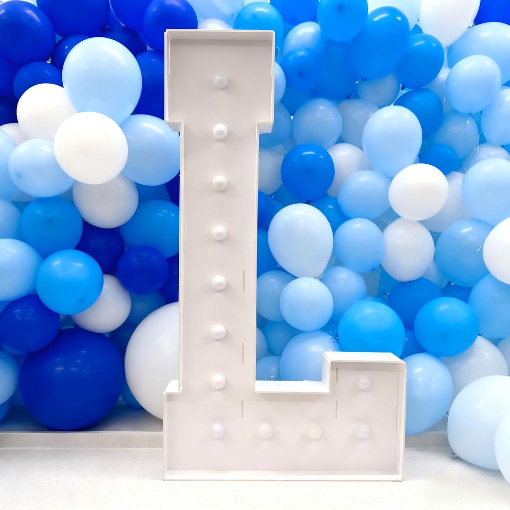 With Warm Lights 1Pc 120cm DIY LED Letter Light 3D KT Board Party Decoration Suitable for Birthday Party,Anniversary DIY Gifts