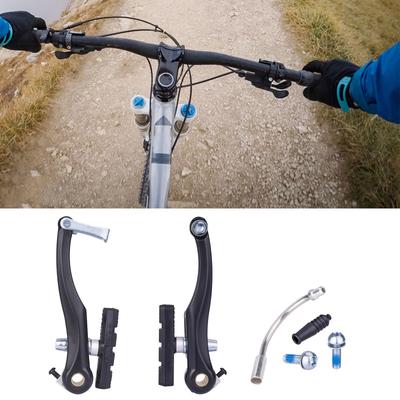 Aluminium Alloy V Brake Calipers Set Mountain Bicycles Linear V Brake Replacement Bicycles Spare Parts Easy To Use