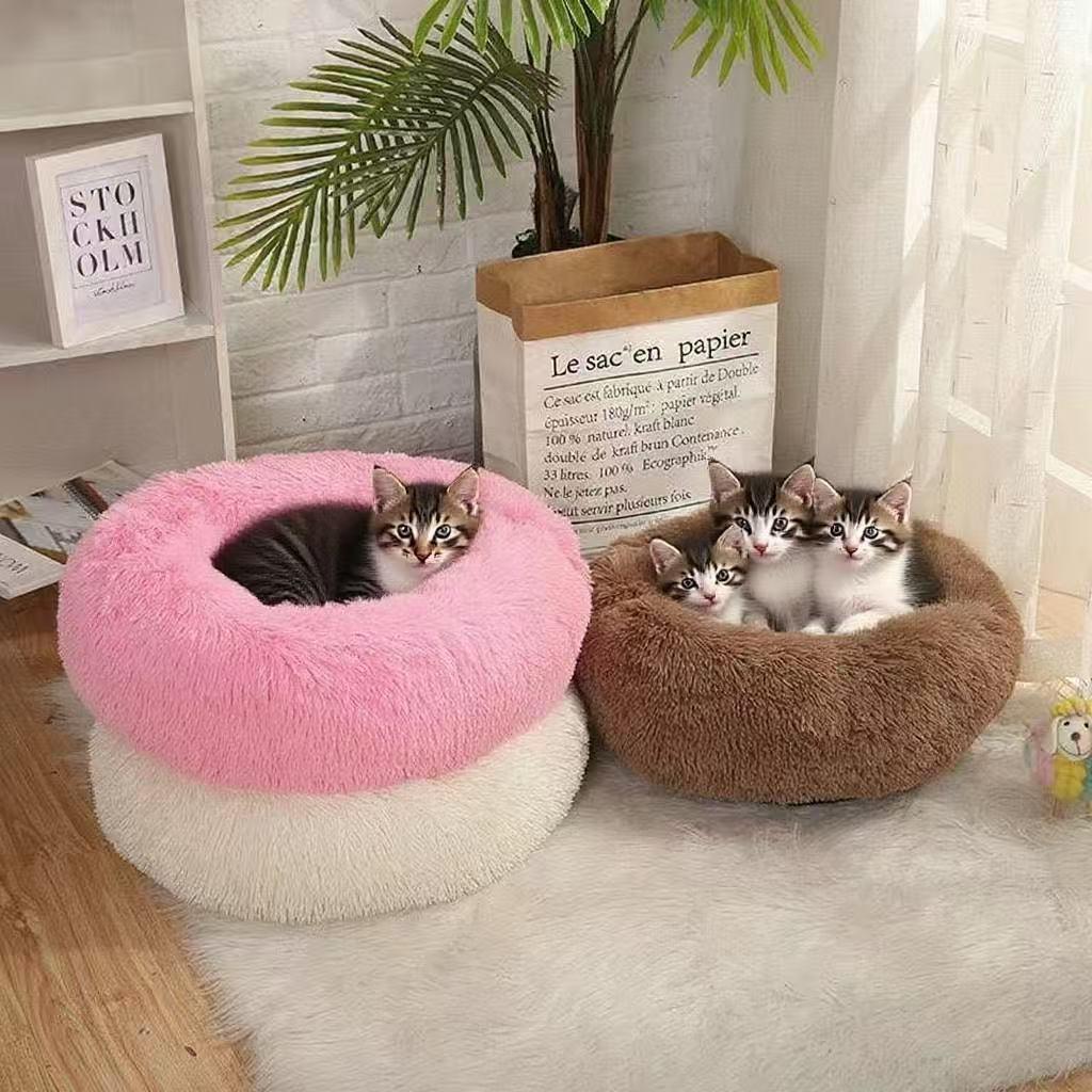 Universal Cat Nest for All Seasons: Warm, Cozy Sleeping Bed for Cats & Dogs