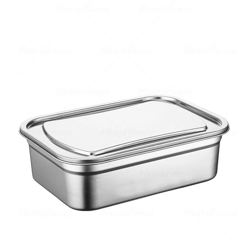 Hertzforce CH-E1.6 Stainless Steel Lunch Box with Steel Lid, 1.6L