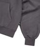 Peach Skin Balloon Over Hoodie - Charcoal