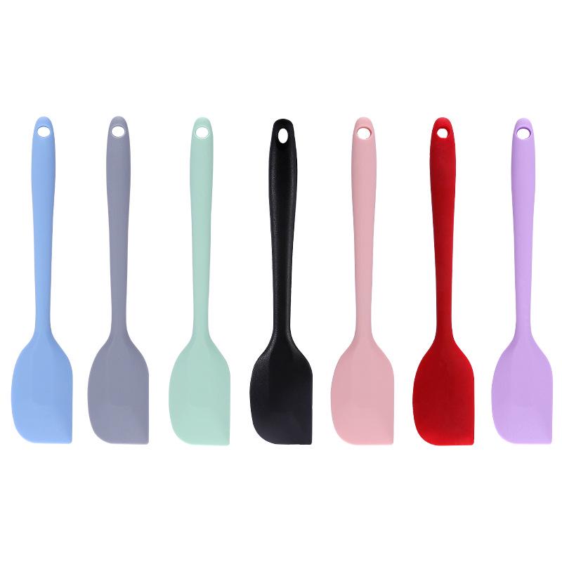 Silicone Kitchen Utensils Set: Ladle, Spatula, Scraper, Turner, Oil & Basting Brushes, Whisk, Tongs