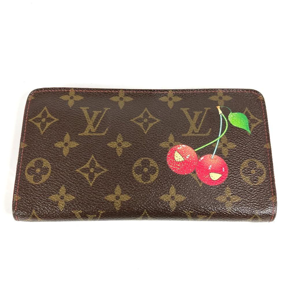 Louis Vuitton M95006 Monogram Cherry Takashi Murakami Porte Monet Zippy Wallet