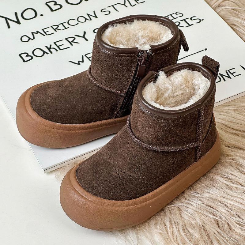 Classmate Winter Children's Snow Boots Star Large Cotton Shoes Fashion Thick-soled Boys and Girls Warm Boots