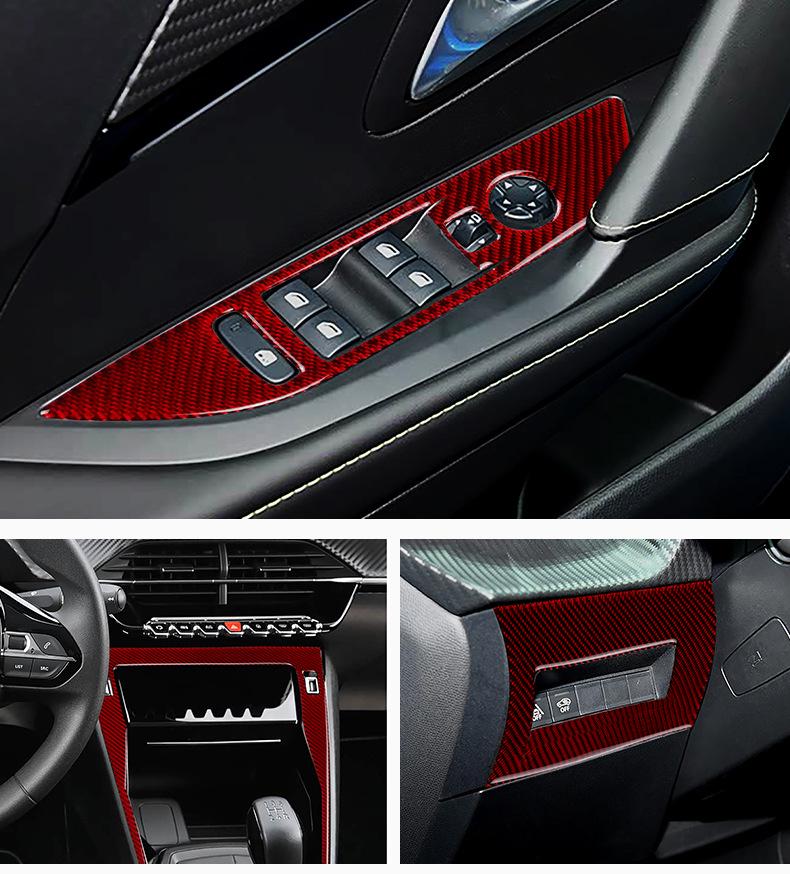 Peugeot 208 Carbon Fiber Epoxy Interior Mod Kit