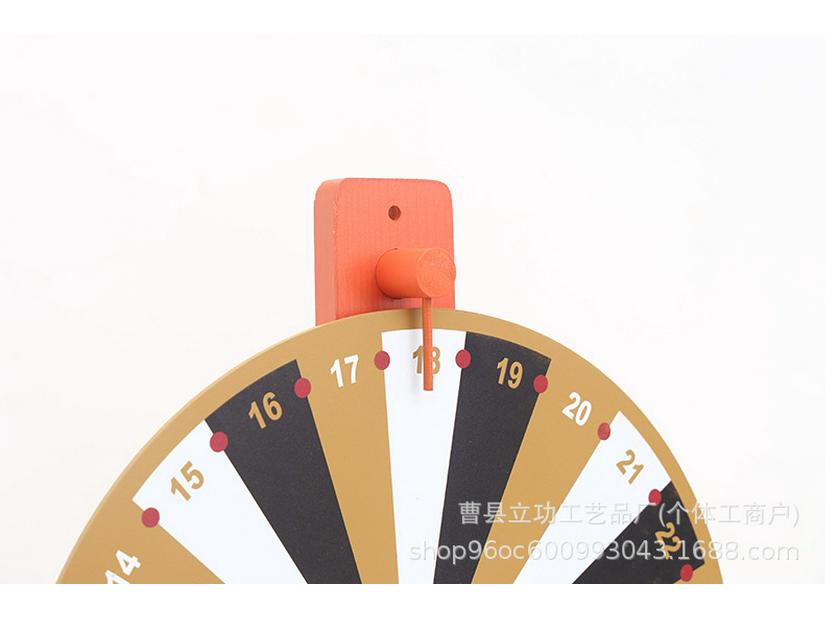 Деревянная креативная игра-рулетка для ночного рынка - Детская квадратная настольная игрушка