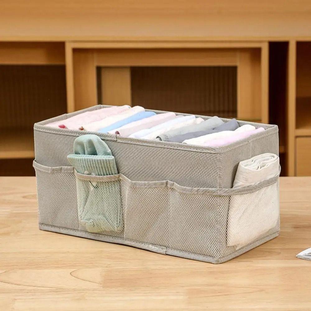 

Foldable Desktop Storage Box High Capacity Makeup Brush Holder New Storage Organizer серый