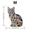 Cat Puzzle Wooden Special-Shaped Assembly Toy Original Piggy Bank Decompression Puzzle
