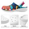 Lightweight Printed EVA Clogs for Men Women Breathable Slip On Garden Shoes Beach Pool Home Bathroom Summer Slippers Beach Wear