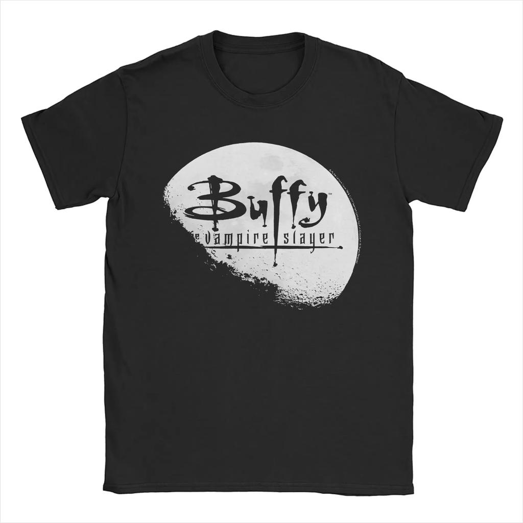 Buffys The Vampires Slayers Spike T Shirts 2026 Spring summer new men Novelty TShirt pure cotton Short Sleeve Tops