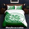 Celtic FC Design Ágyneműgarnitúra 1 Paplanhuzat + 2 Párnahuzat Puha Lélegző Háztartási Ágynemű