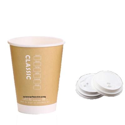 Disposable Coffee & Hot Drink Paper Cups with Lids