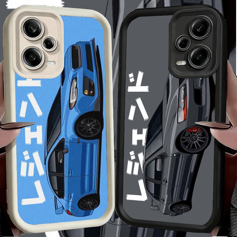 Phone Case for Xiaomi Redmi Note 15 14 13 Pro Plus JDM Tokyo Drift Sports Car Shell 12S 11 11S 11T 5G 14S Soft Silicone Funda