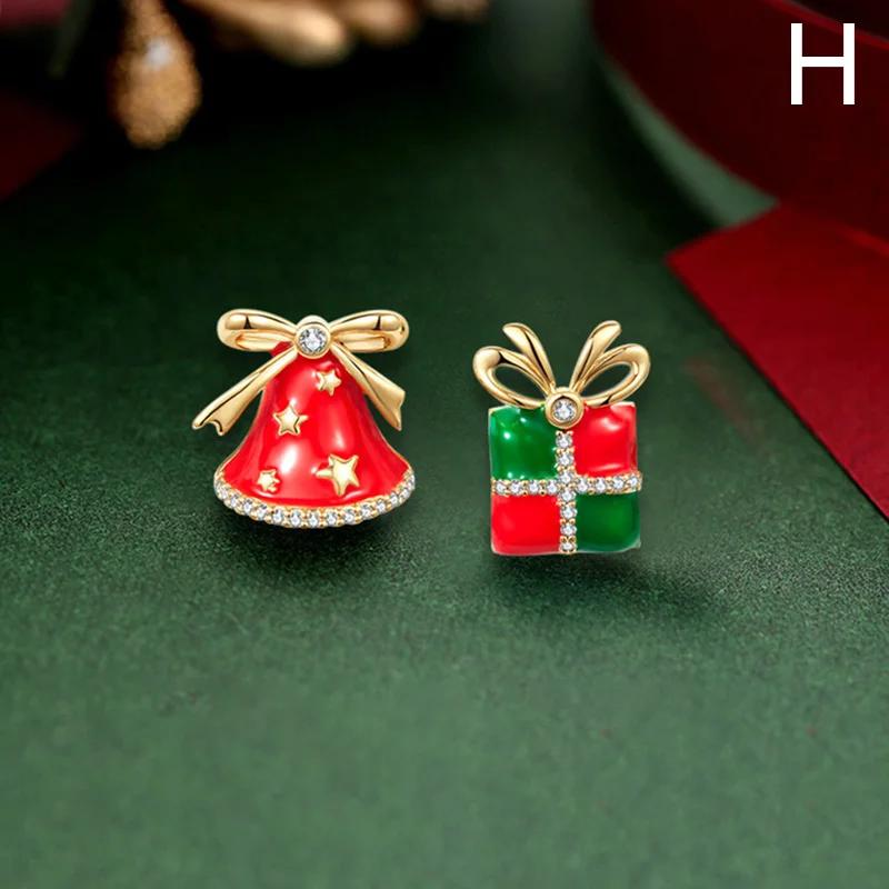 Trendy Statement Kerstboom Oorbellen Voor Vrouwen Kerstman Sneeuwpop Drop Dangle Oorbellen Sieraden Kerstcadeaus