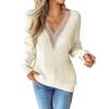 Women's Sweater, Color-Block, Long Sleeve