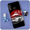 Sports Car JDM  Drift Case For Huawei P30 P20 P40 Lite Nova 11 Pro 3i 8i 11i 9 10 SE 5T Y60 Y61 Y70 Y90 Y91 Cover