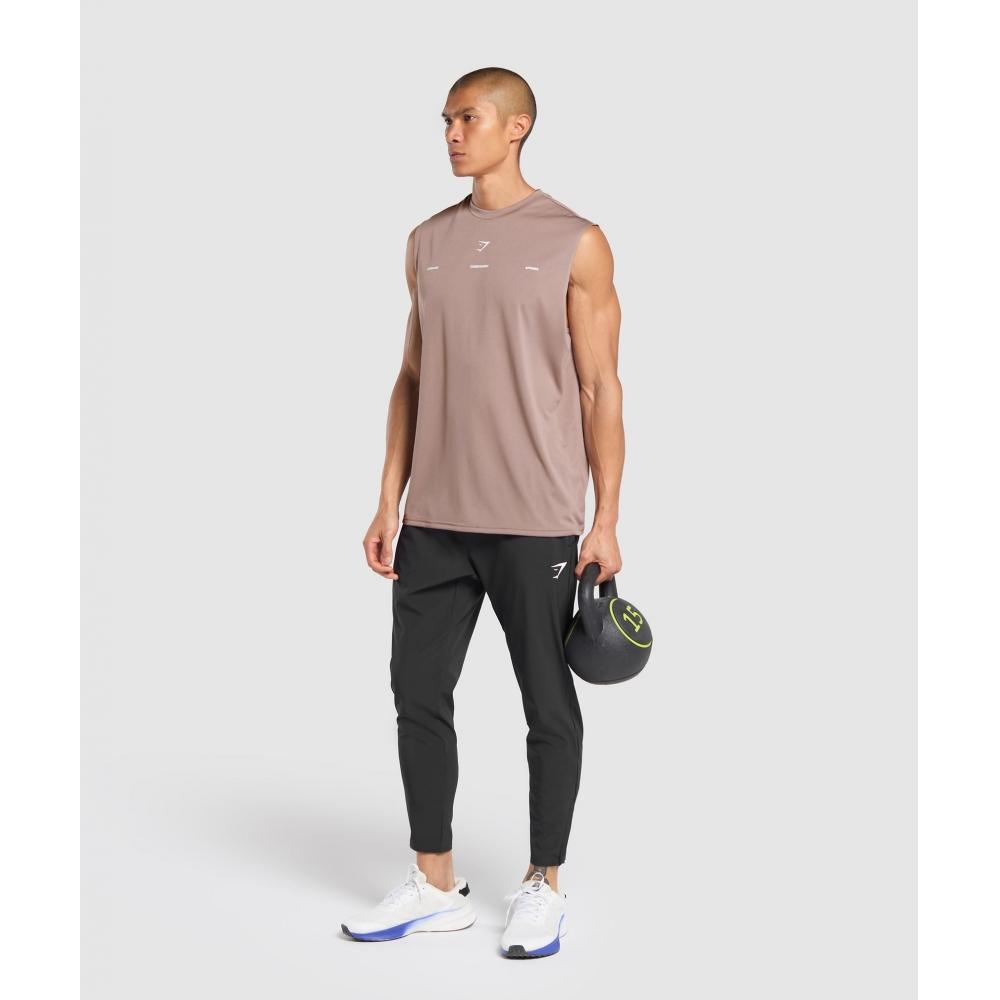 Gymshark Conditioning Apparel Cut Off Tank Powder Mauve A7a1y Kb7d