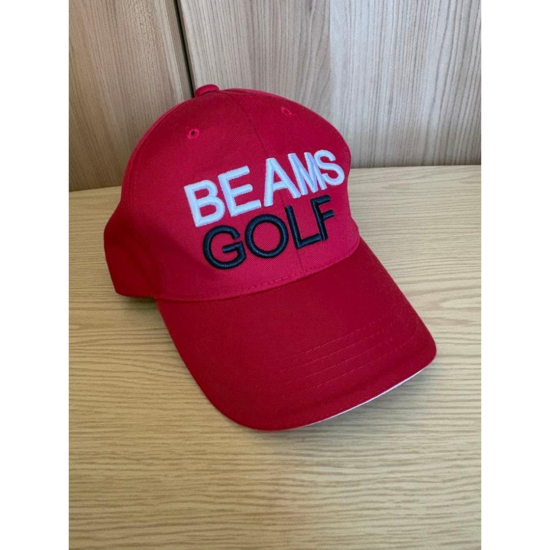 Used BEAMS GOLF cap red