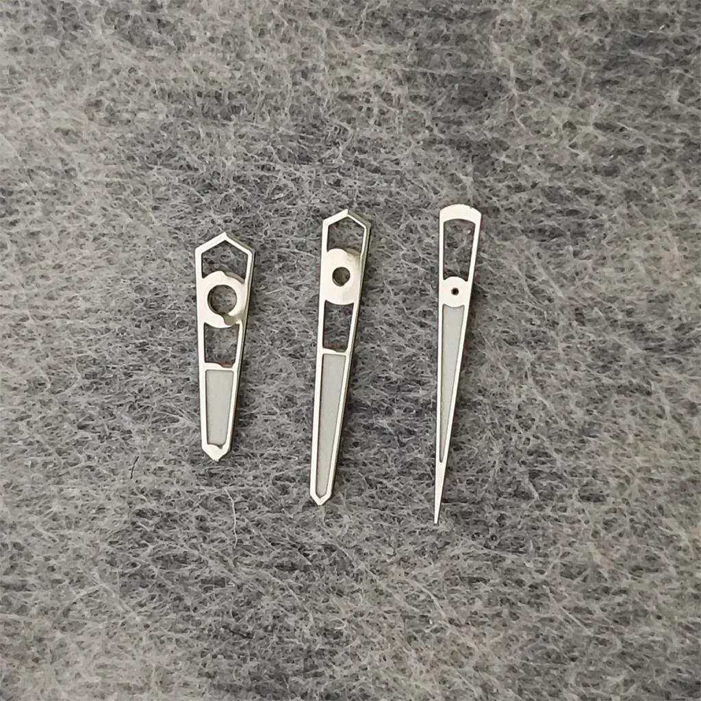 Silver/ Gold/ Rose Gold NH35 Hands Green Luminous Receiving Watch Modification Accessories for NH35A/NH36/4R/7S Movement