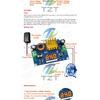 DC 3V-35V To DC 5V-45V Boost Module Digital Voltmeter DC-DC Step Up Module Boost Converter Board 5A Power Adjustable For Voltage