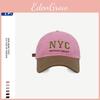 Nyc Letter Fashionable Embroidered Baseball Cap Unisex Street Style Color Design